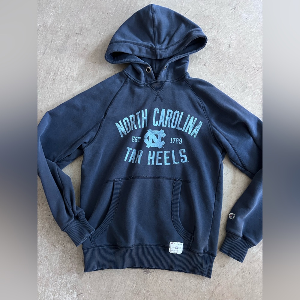 Champion Navy Blue North Carolina Hoodie